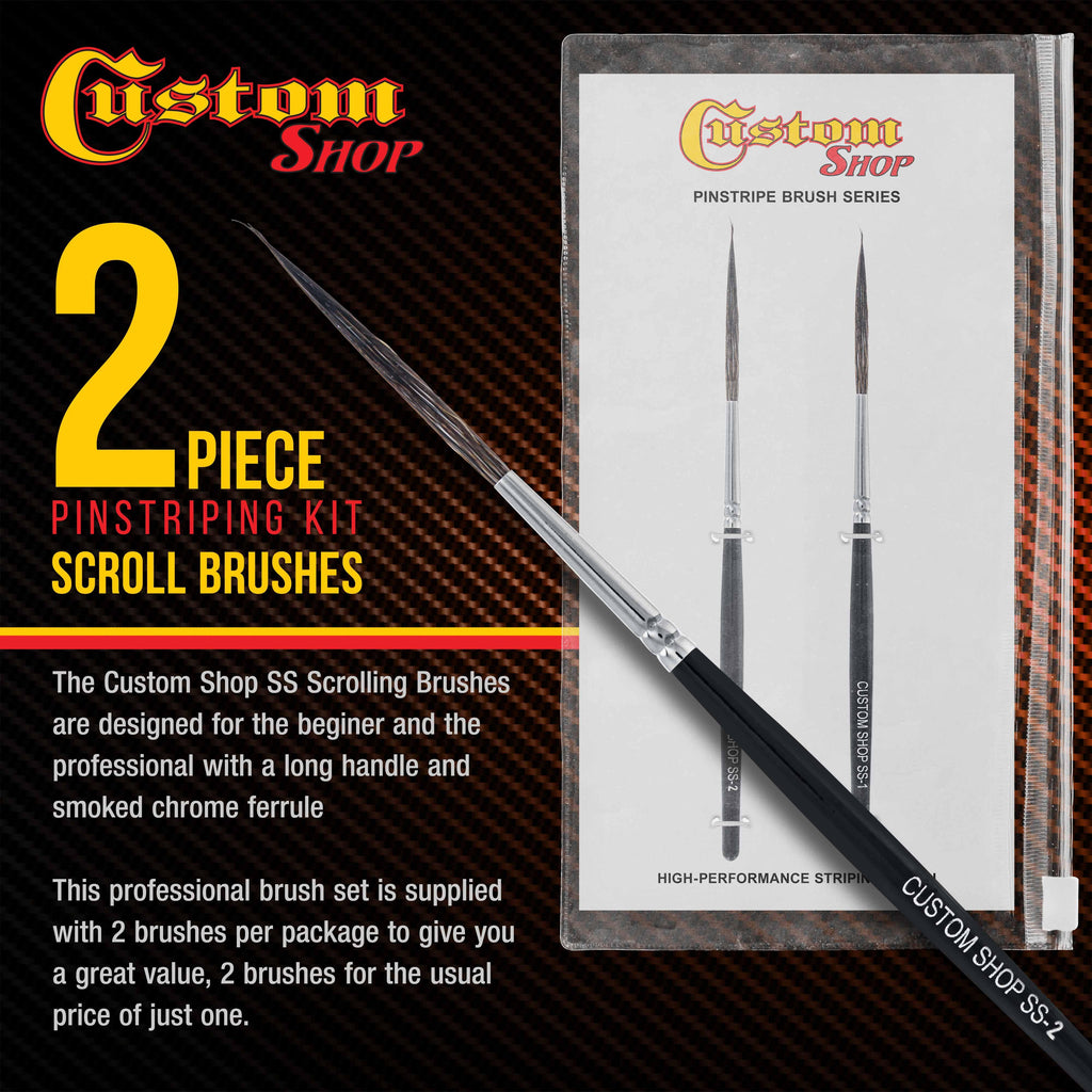 Scroll Pinstripe Brush Kit (#1 & #2)