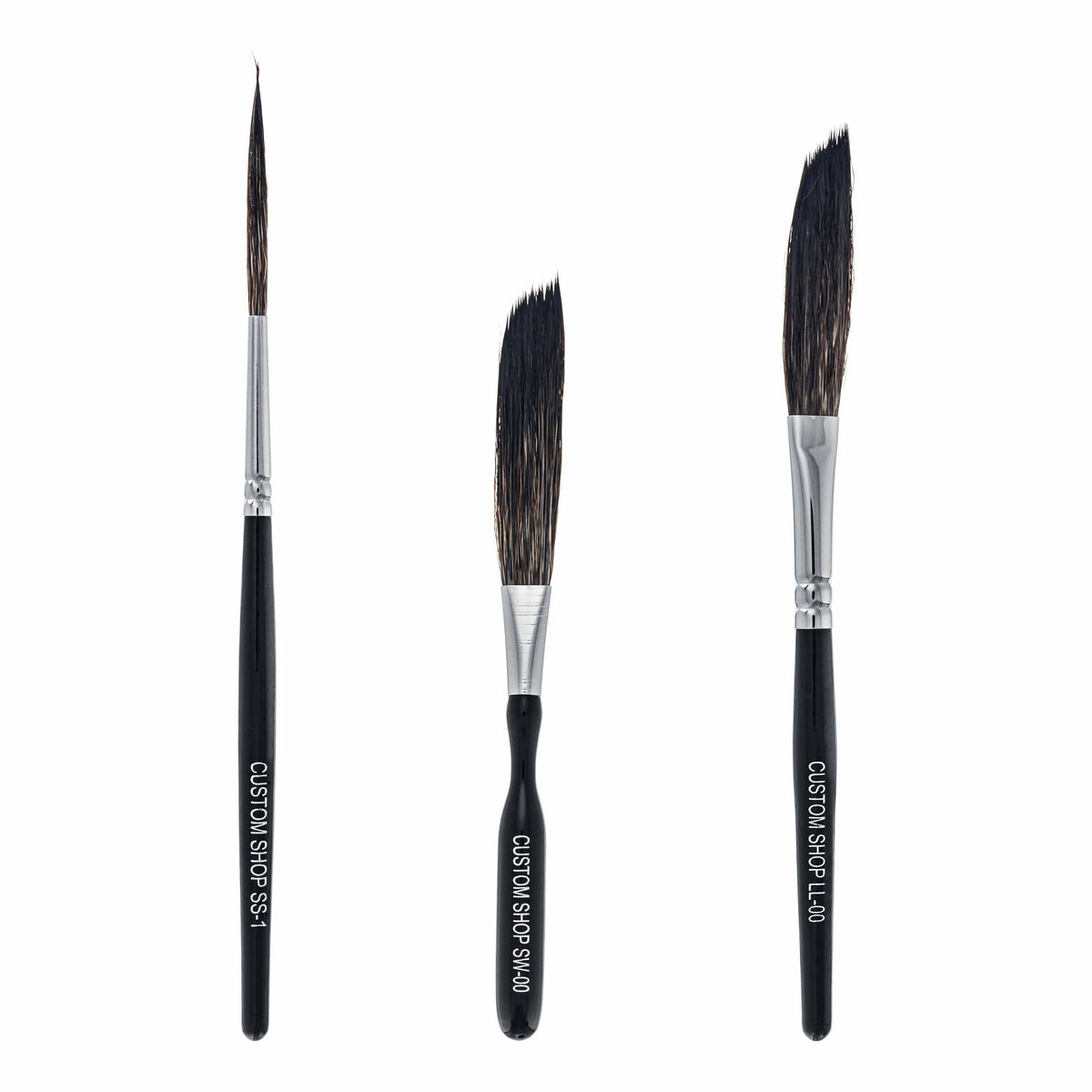 Starter Pinstripe Brush Kit (Sword #00, Scroll #1 & Long Liner - #00)