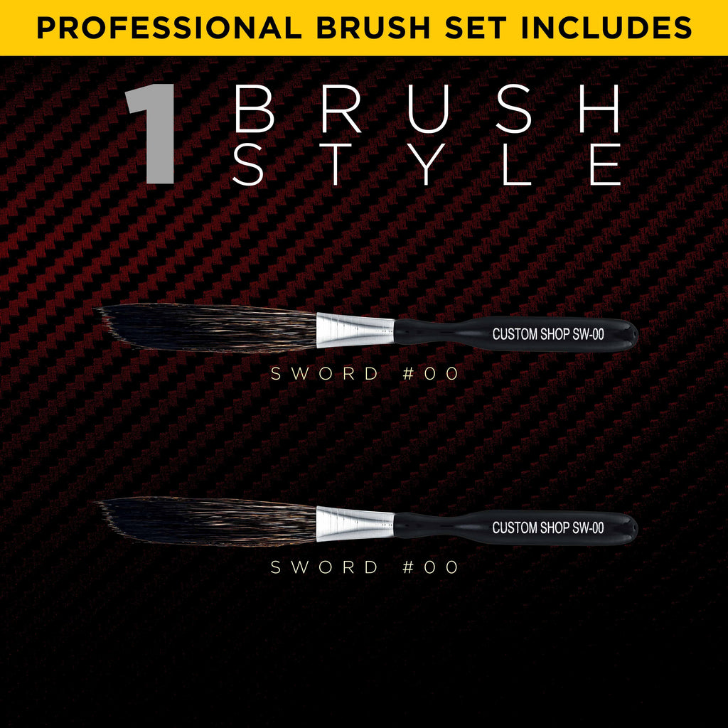 SW-00 Sword Pinstriper #00 - 2" Squirrel Hair (Pack of 2)