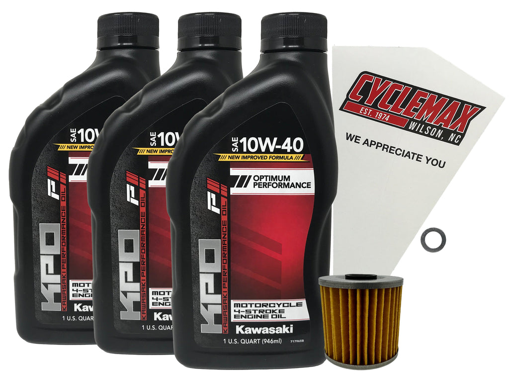 Kawasaki KPO Standard Oil Change Kit for 2003-2011 BAYOU 250