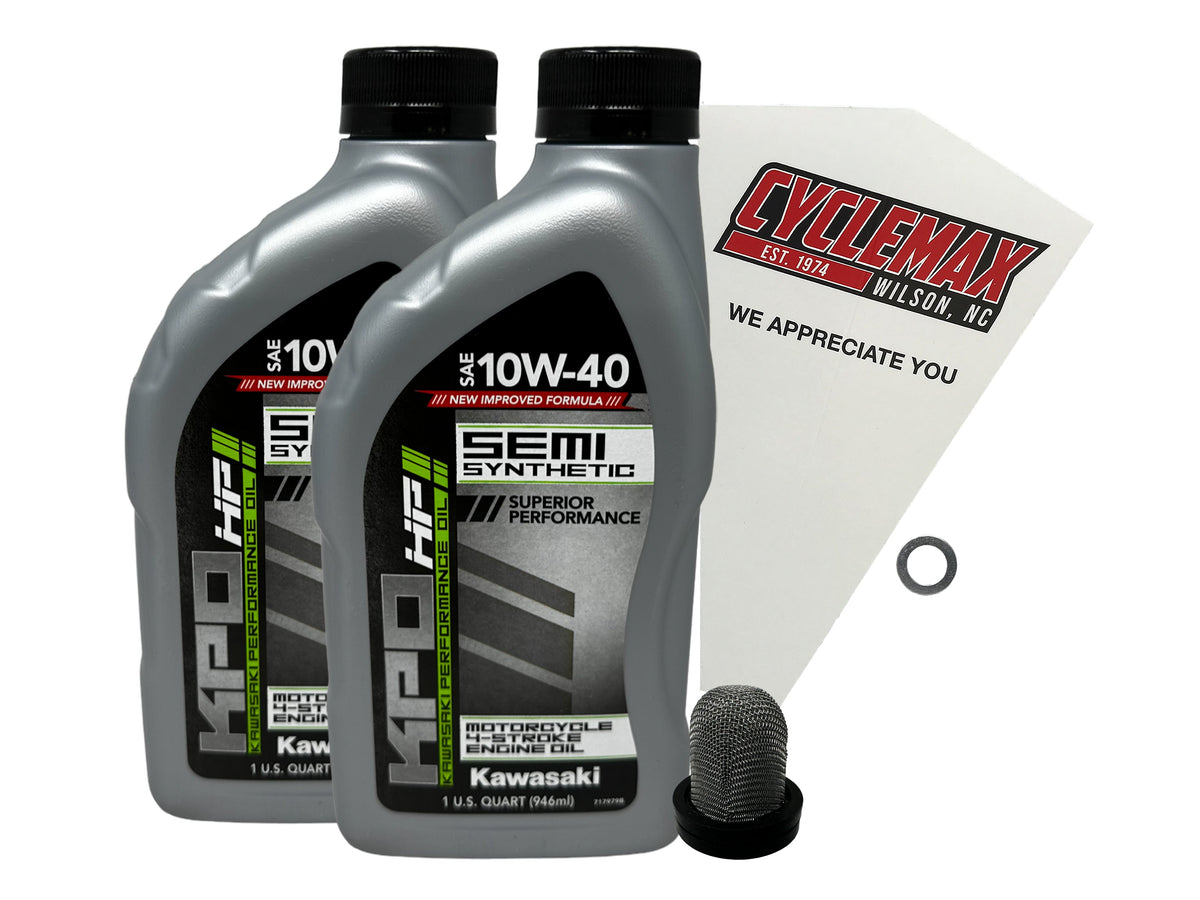 Kawasaki KPO Semi-Synthetic Oil Change Kit for 2012-2025 BRUTE FORCE 300