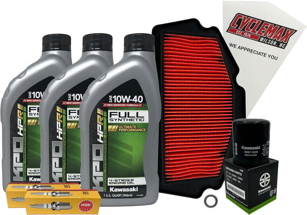 Kawasaki KPO Full Synthetic Tune-Up Kit for 2018-2025 NINJA 400