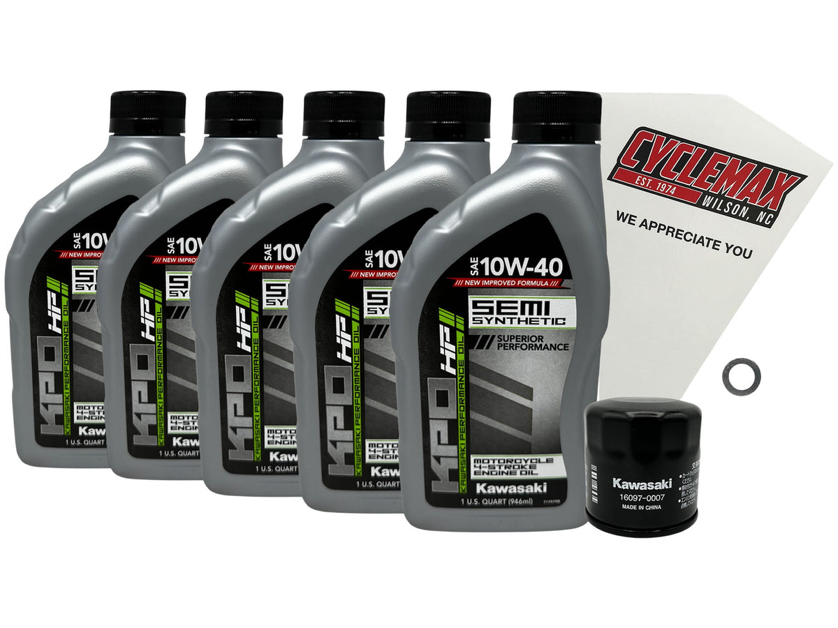 Kawasaki KPO Semi-Synthetic Oil Change Kit for 2024 RIDGE
