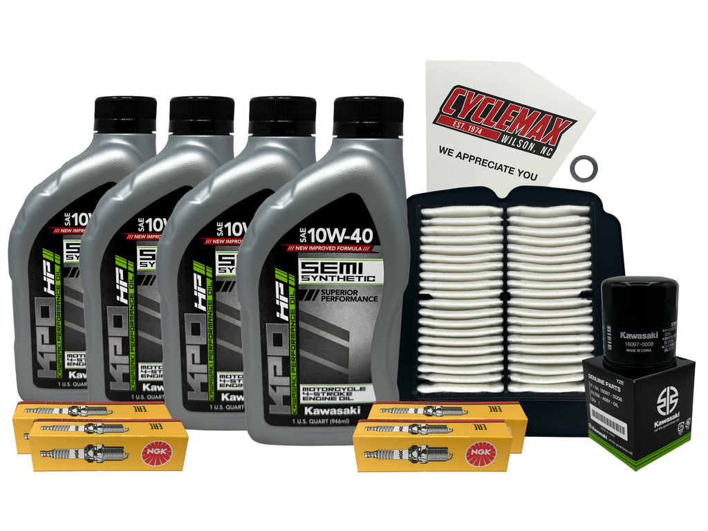 Kawasaki KPO Semi-Synthetic Tune-Up Kit for 2003-2004 NINJA ZX-6RR