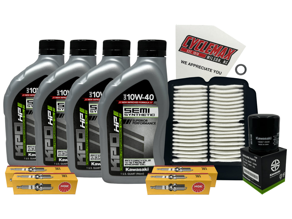 Kawasaki KPO Semi-Synthetic Tune-Up Kit for 2003-2004 NINJA ZX-6RR