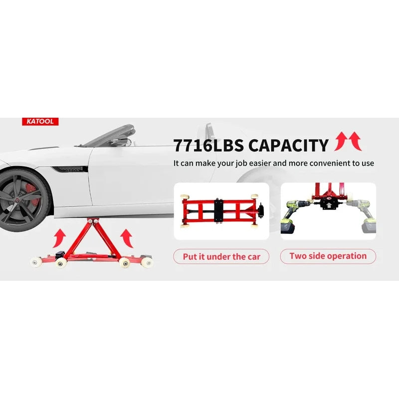Katool KT-M3000 Mini Side Car Lift For Quick Tire Changing