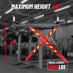 Katool KT-X66 6600 lbs Portable Mid Rise Scissor Lift