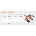 Katool KT-X90E 8000 lbs Electric Mid Rise Scissor Lift
