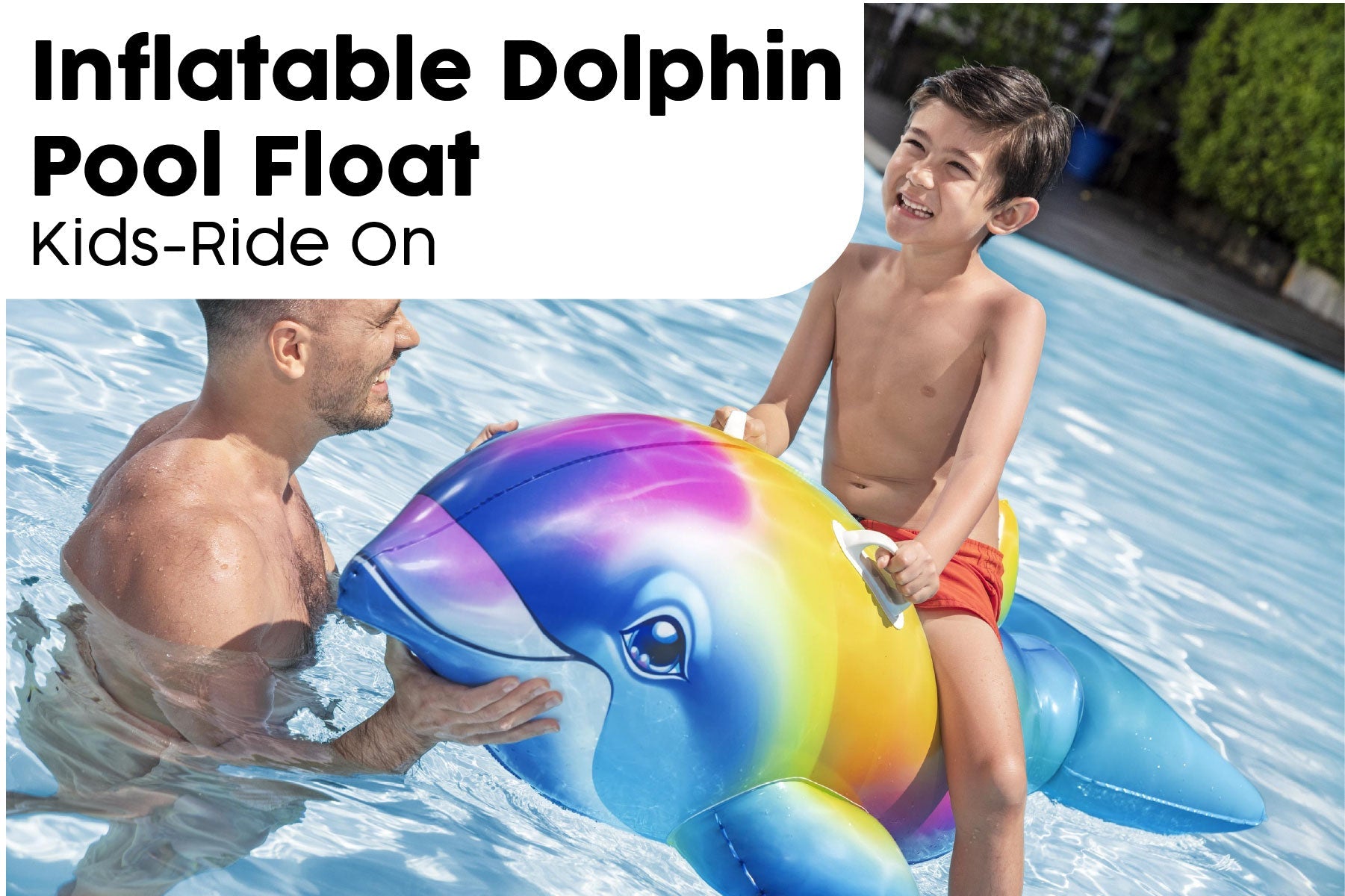 Dolphin Daydream Pool Ride-On