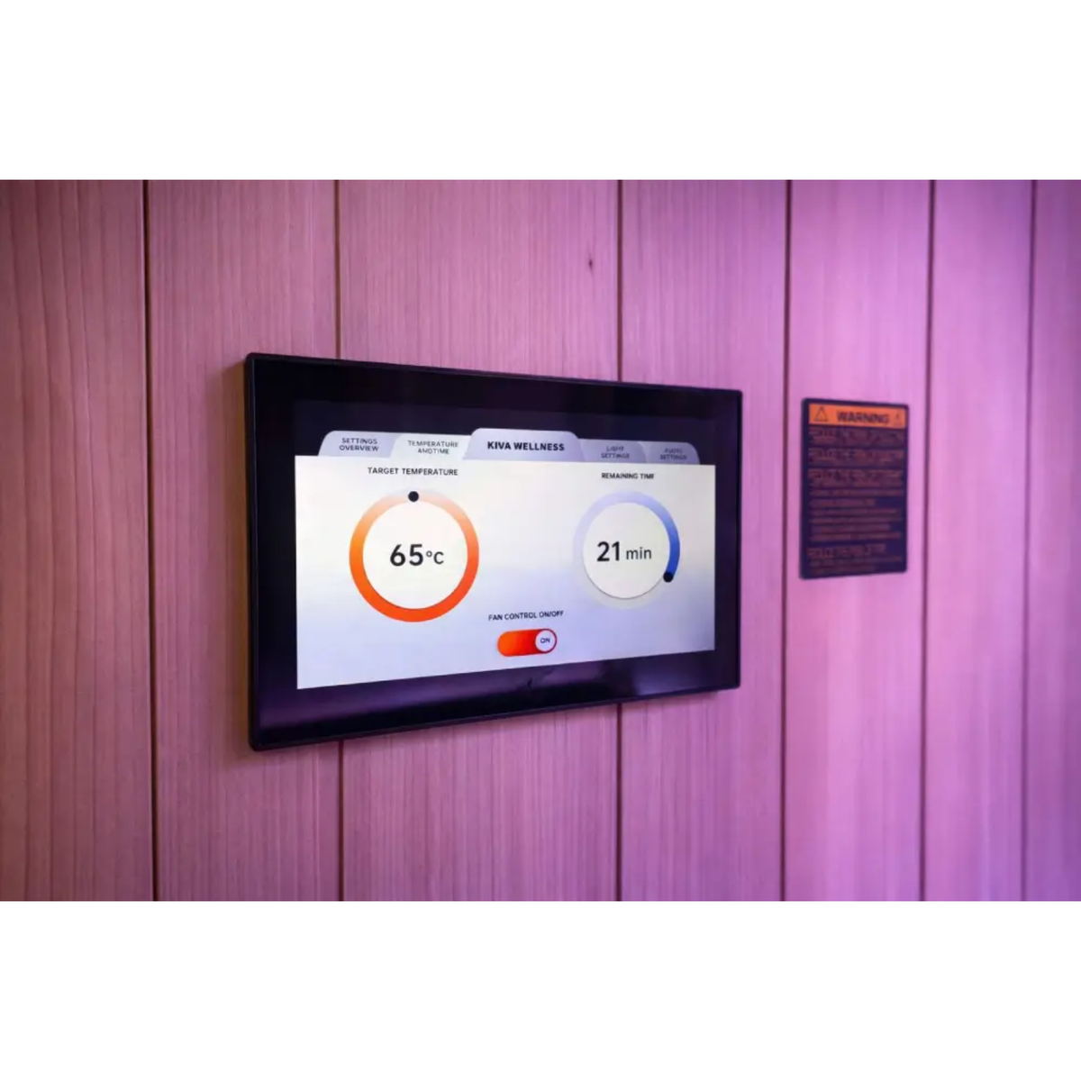 ‍Kiva Radiance™ Pro 2 Person Full Spectrum Infrared Sauna – Smart WiFi Control