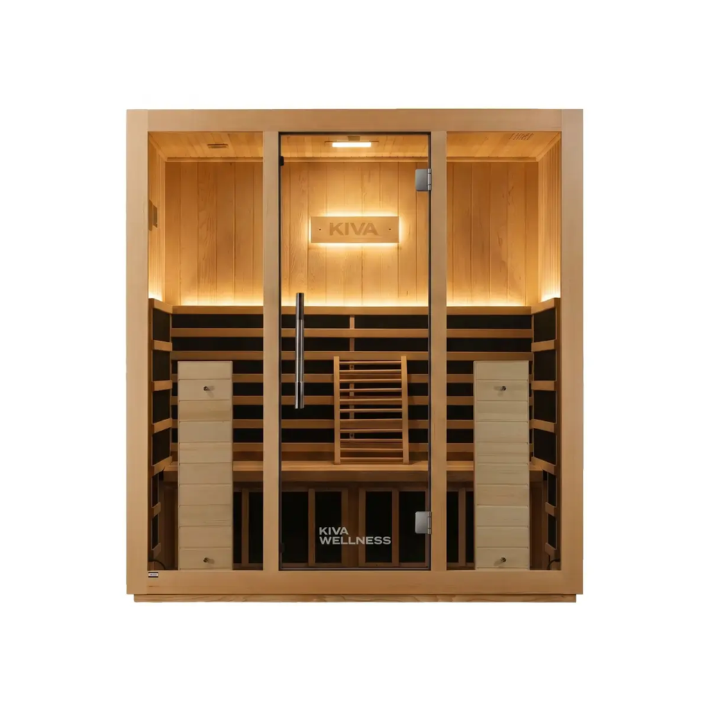 Kiva Radiance™ Pro 4 Person Full Spectrum Infrared Sauna – Smart Wifi Control