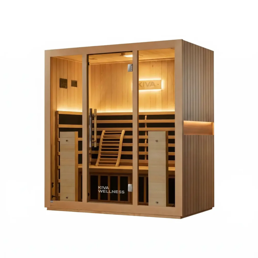 Kiva Radiance™ Pro 4 Person Full Spectrum Infrared Sauna – Smart Wifi Control