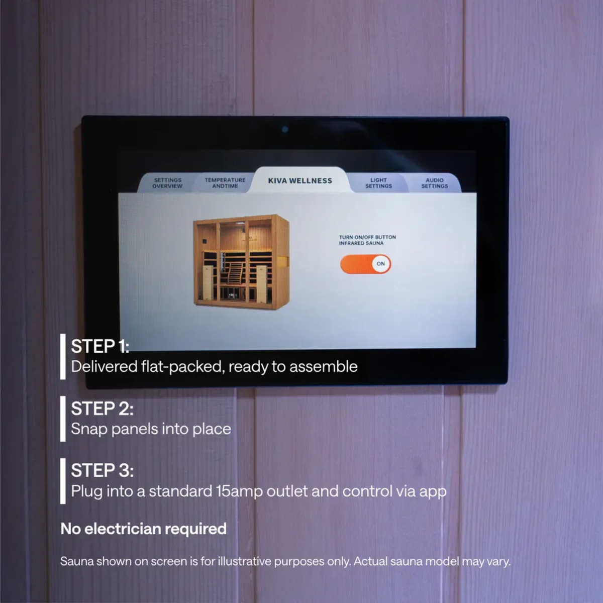 Kiva Radiance™ Pro 4 Person Full Spectrum Infrared Sauna – Smart Wifi Control