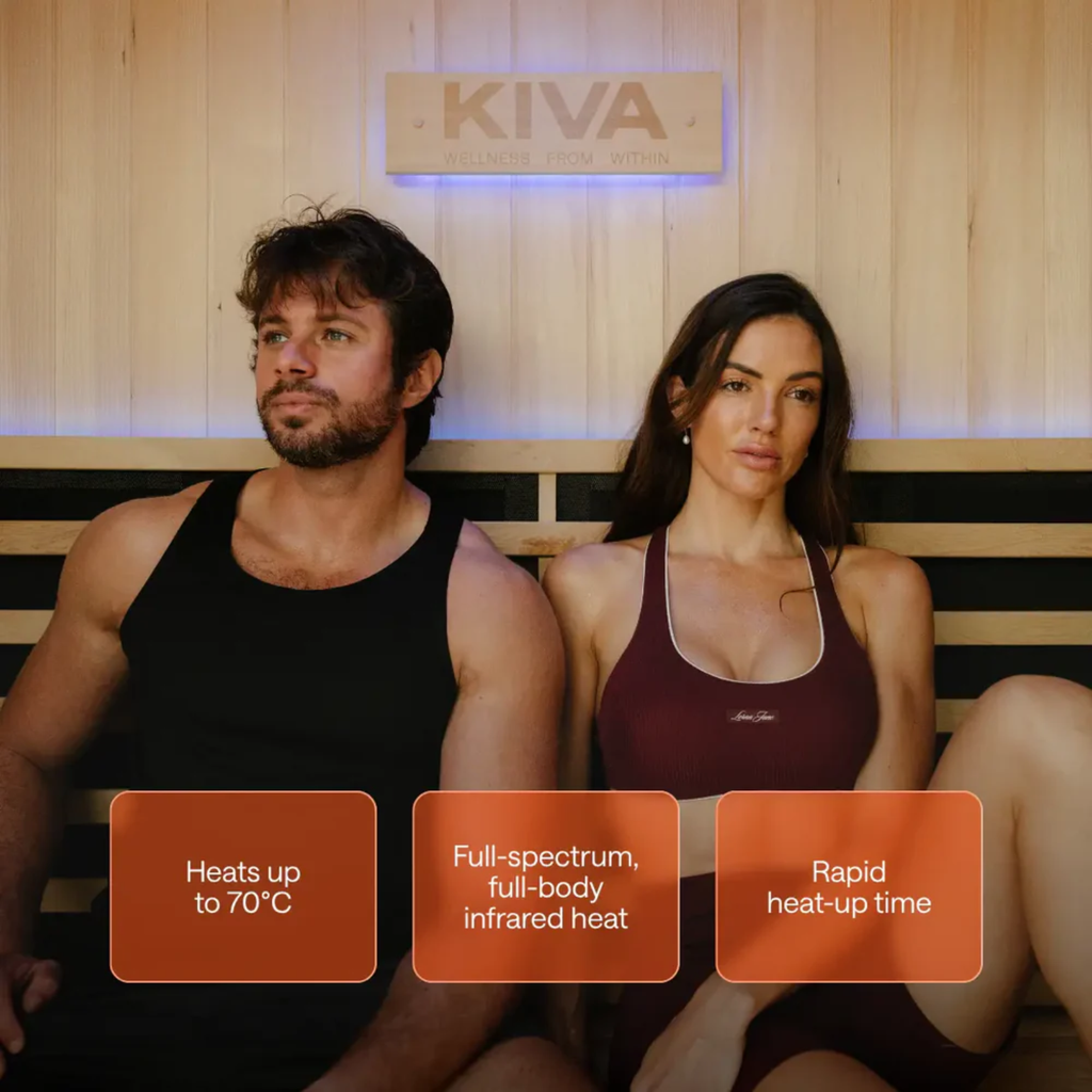 Kiva Radiance™ Pro 4 Person Full Spectrum Infrared Sauna – Smart Wifi Control