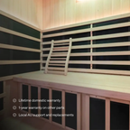 Kiva Radiance™ Pro 4 Person Full Spectrum Infrared Sauna – Smart Wifi Control