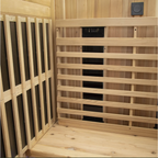 Kiva Retreat™ 2–3 Person Outdoor Full Spectrum Infrared Sauna & Red Light Therapy Panel Bundle