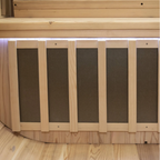 Kiva Retreat™ 2–3 Person Outdoor Full Spectrum Infrared Sauna & Red Light Therapy Panel Bundle