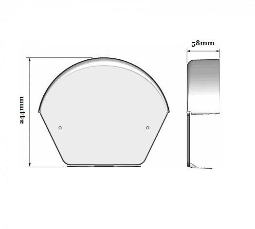 Klober Dry Verge Ridge End Cap