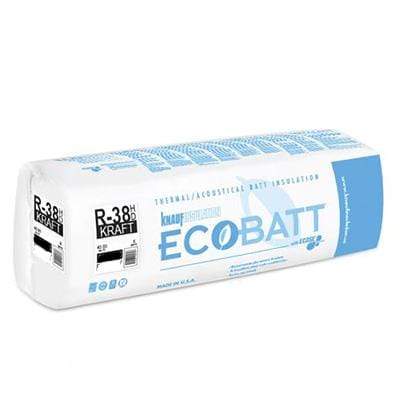 Knauf Ecobatt R-38 Kraft Faced Fiberglass Insulation Batts - All Sizes