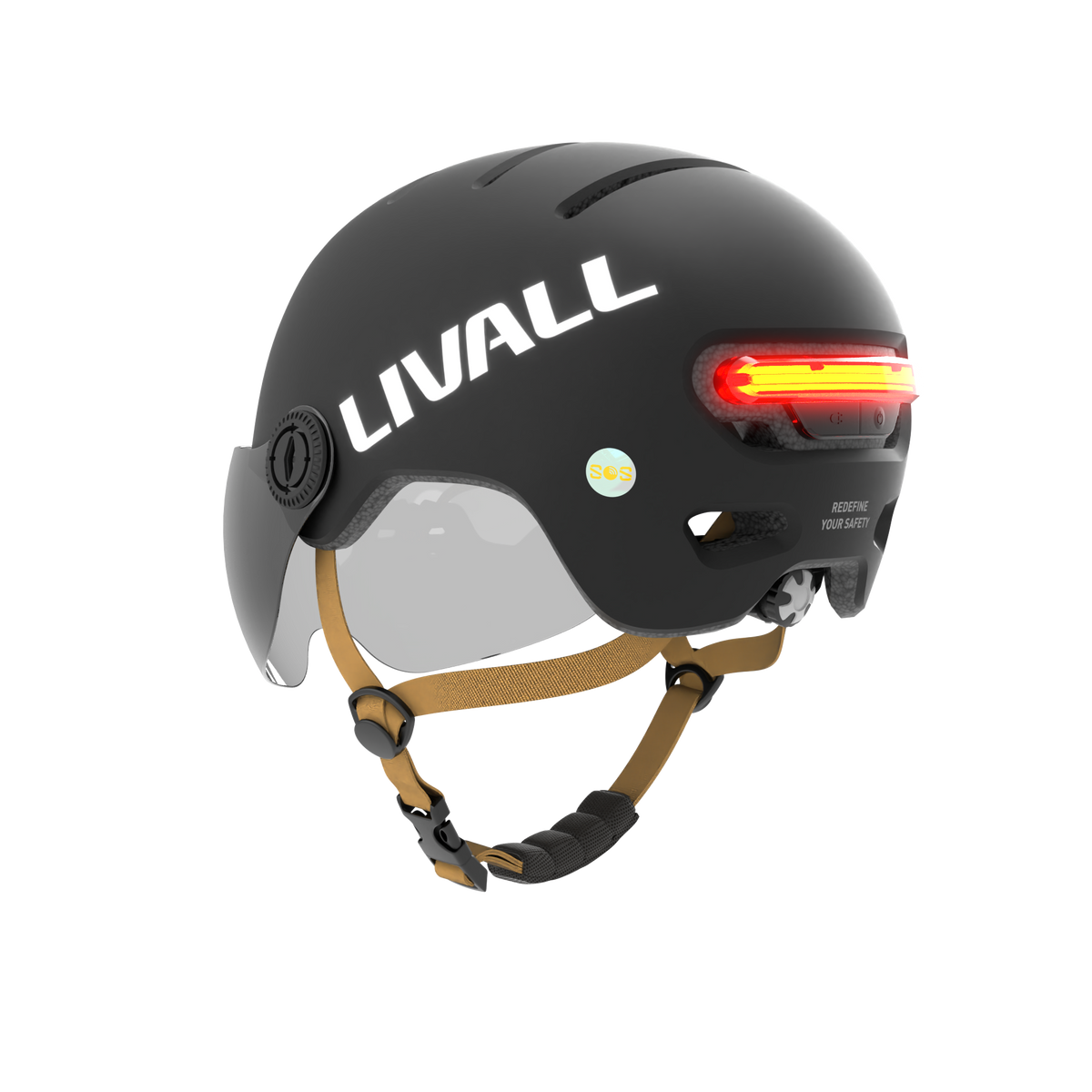 Livall L23 Black Visor Helmet