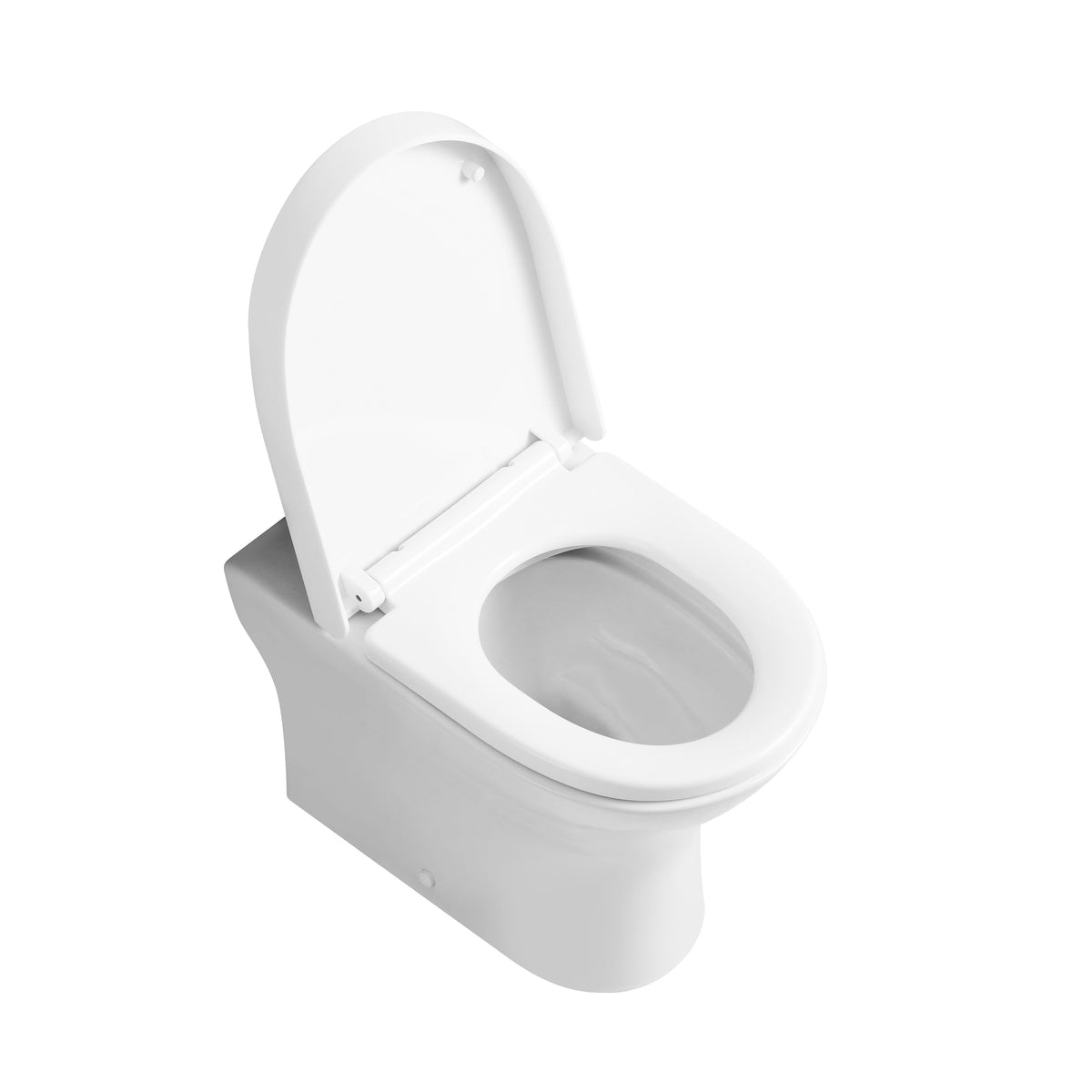 Palma Rimless Back to wall Toilet With Soft Close Seat - Whte