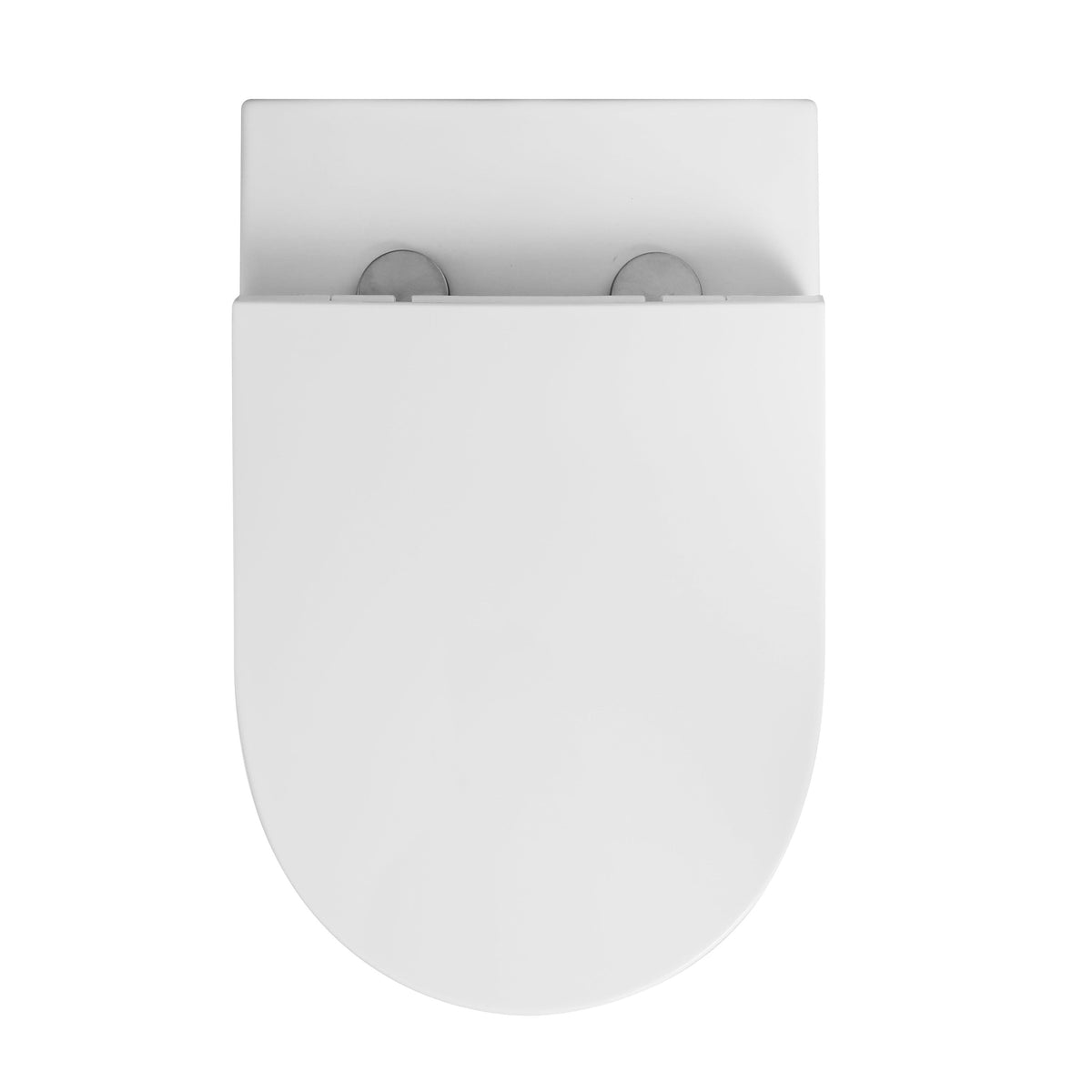 Palma Rimless Back to wall Toilet With Soft Close Seat - Whte