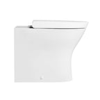 Palma Rimless Back to wall Toilet With Soft Close Seat - Whte