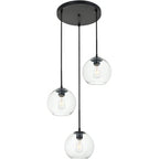 Open Box - Elegant Lighting LD2208BK - Pendants Indoor Lighting