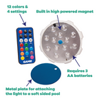Magnetic LED Wall Light with Remote Control