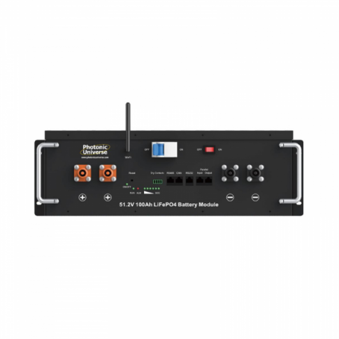 PHOTONIC UNIVERSE  LFP48-100R 5.12-76.8kWh 48v Rack Mounted Solar Battery System