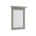 Woodgrain Non Illuminated Mirror - 600mm x 694mm