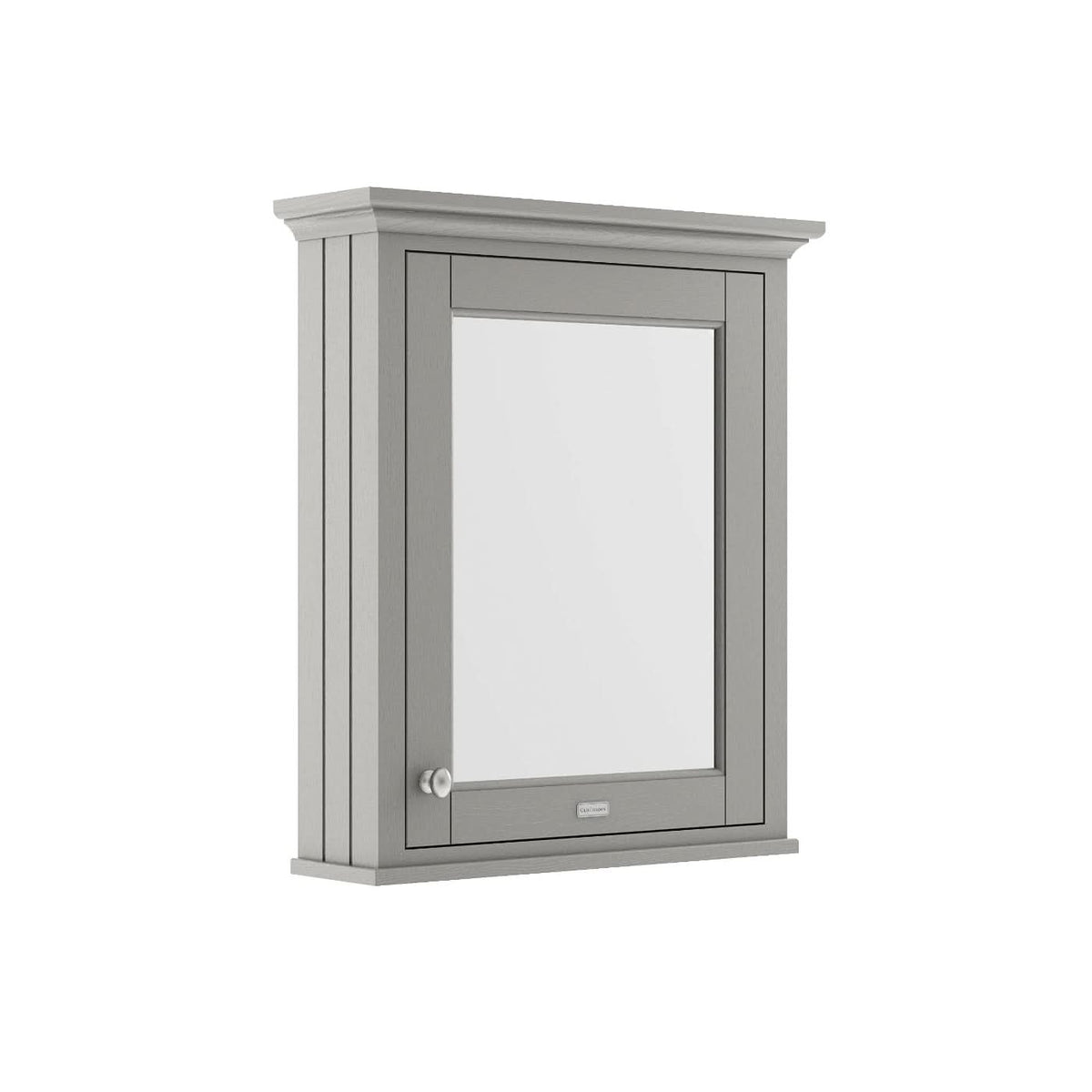 Carbon Non Illuminated Mirror Cabinet