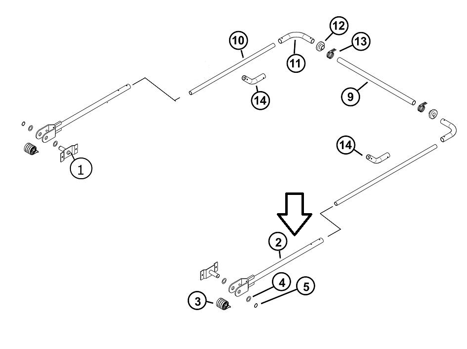 4 SPRING STEEL LOWER ARM