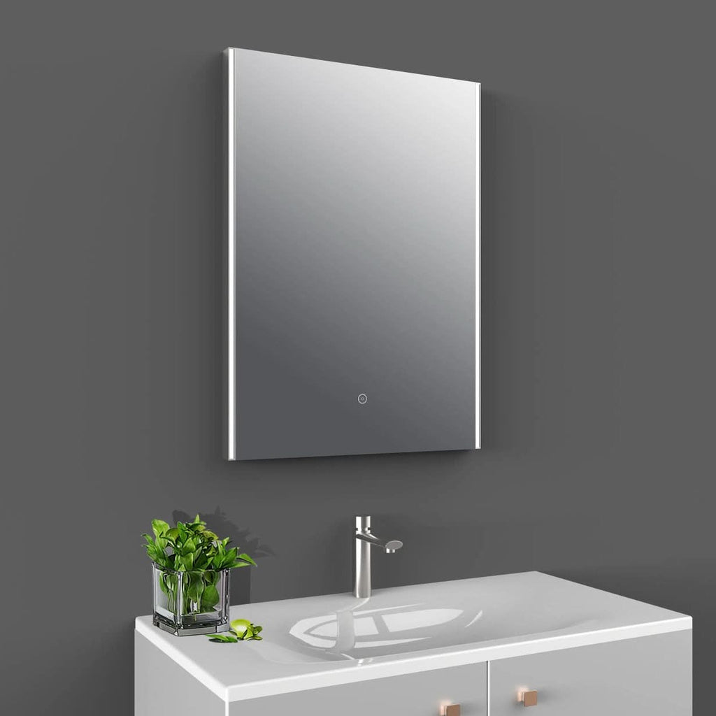Aura Rectangular LED Touch Sensor Illuminated Mirror - 700mm x 500mm
