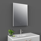 Aura Rectangular LED Touch Sensor Illuminated Mirror - 700mm x 500mm