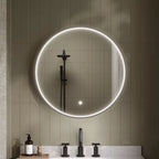 Vertex Inset Frame Round Illuminated Mirror