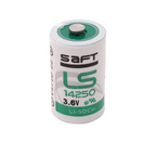 Saft LS14250 1/2AA 3.6V Lithium Thionyl Chloride Battery - Bobbin Type (Non-Rechargeable)