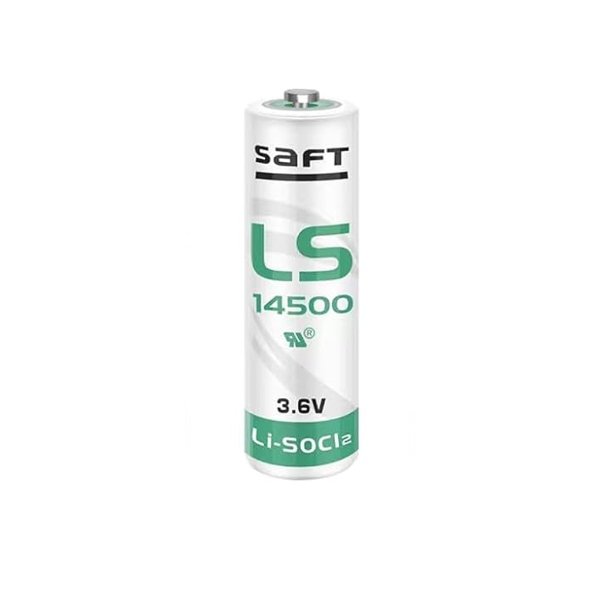 Saft LS14500 AA Lithium 3.6V Thionyl Chloride Battery - Bobbin Type (Non-Rechargeable)