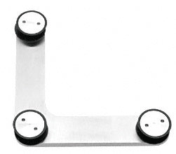 CRL Brushed Stainless Laguna Series Transom/Sidelite Support Bracket - LS6BS