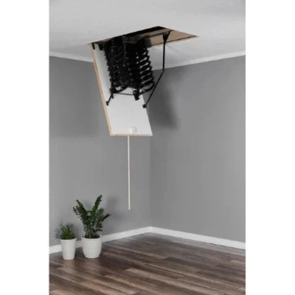 Scissor Insulated Attic Ladder - 31.5in x 23.5in (Long)