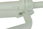 Fuel Gun White 1" Barb Inlet - 25mm Outlet