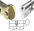Thumb Turn Euro Cylinder Barrel Lock with keys