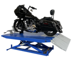Tuxedo M-1500C-HR 1,500lb High Rise Motorcycle Lift - Black Or Blue