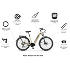 Wisper Wayfarer M7 Mid Drive Step Through Electric Bike