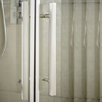 Oasis 8mm Glass 2 Door Offset Quadrant Shower Enclosure - Chrome