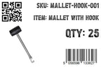 Rubber Mallet with Hook