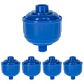 Pack of 5 Disposable Mini Air Water Trap Filters with Standard 1/4" Threads - Removes Moisture Before it Reaches Spray Guns & Air Tools
