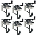 Paint Can Mixing Lid & Pouring Spout, 1 Quart Size, Pack of 6 - Mix Blade for Easy, Mess-Free Stirring, Pouring Storing - Pistol Grip Handle