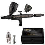 Plus Airbrush Set - Elite Level Performance Dual-Action Gravity Feed Airbrush Kit with Case, 0.3mm Tip, 2 Cups, Filter - Auto, Art, Hobby