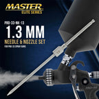 1.3 mm Needle, Fluid Nozzle and Air Cap Set Only - Fits PRO-33 High-Performance HVLP Spray Gun